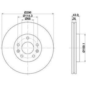 Resim Renault Laguna Ön Fren Disk (2008-2012) 2.0 DCI 402060002 