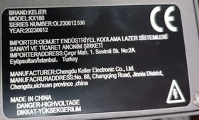 Resim Kelier Kx180 Tij 2.5 mürekkep kartuşu çevrimiçi tarih için mürekkep püskürtmeli kodlamalı yazıcı plastik torba yumurta tarihi otomatik kodlama makinesi QR kodu 