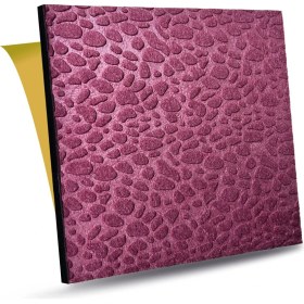 Resim Tink Bordo Embos Keçe Ses ve Isı Yalıtım Paneli 41 x 41 cm 