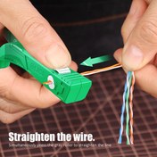 Resim LAOA Ağ Kablo Tel Soyucu ve Crimper Aracı, Plastik Malzeme, Süper 5/6 Sınıf Ethernet Kablo Yönetimi, Fiber Optik Kablo Organizatörü, Sunucu, Telefon Hattı Rack Montajı 