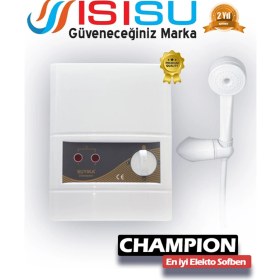 Resim Feyza Design Elektrikli Banyo Şofbeni 7500W, Güçlü ve Güvenli Isıtma, Pratik Kullanım 