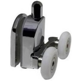 Resim AZİM Duşakabin için parlak krom kaplamalı alt kapak makarası duşakabin alt tekerleği, tekeri 