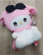 Resim Çanta Peluş Sanrio My Melody Sırt Çantası Anaokul Çocuk Çantası Pembe 