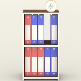 Resim Kenzlife Klasörlük Raflı Attila Cvz 70*40*30 Kitaplık Ofis Arkalıksız 
