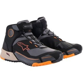 Resim Alpinestars Cr-x Drystar Korumalı Motosiklet Botu Siyah Kahve Oranj 