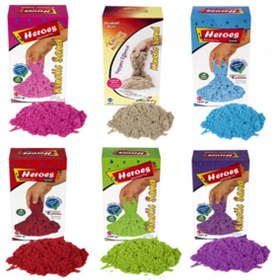 Resim Genel Markalar Star Global Mor Renkli Kinetik Kum 1 Kg 