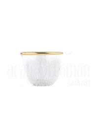 Resim Fincan Mırra Fincanı Mırra Fincan Seti Mırra Fincan Takımı Mat Mırra Seti Altın Renk 