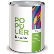 Resim Polisan Beyaz 2,5 Kg Popüler Sentetik Yağlı Boya (44B00011010) 