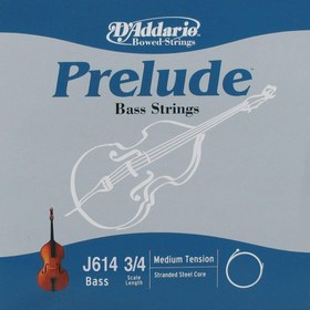 Resim Daddario J614 Kontrabas Tek Tel | Prelude (Mİ-E), 3/4 Medium 