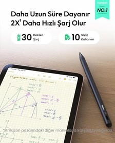 Resim Metapen Kalem A8 iPad 2018-2025 ile Uyumlu, 2X Daha Hızlı Şarj, Avuç İçi Reddi, Eğim Hassasiyeti Stylus Kalem Apple iPad 11/10/9/8/7/6 Gen iPad Pro M4/12.9/11'' iPad Air 3.-7. iPad Mini 5./6. Pembe 