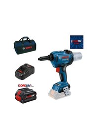 Resim Bosch Grg 18v-16 Tek Akülü Perçin Makinası 8 Amper Bez Çantalı 