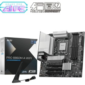 Resim Msı Pro B860M-A Wıfı Soket 1851 Ddr5 8600MHZ(OC) 3xm.2 1x Tb4 HDMI Dısplay 5g Lan Wıfı 7 Matx 