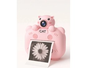 Resim Marsilyan Kameralı Fotoğraf Yazıcısı Pembe Renk 