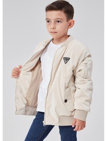 Resim Benitto Kids Benittokids Erkek Çocuk Bomber Ceket 51319 Bej 