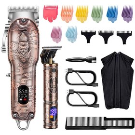 Resim Roziapro Erkekler için Saç Kesme Makinesi Rose Gold 