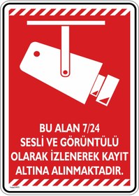 Resim isgtabelam 35x50cm/dekota/Bu Alan 7/24 Sesli Ve Görüntülü Olarak Kayıt Altına Alınmaktadır/v6 