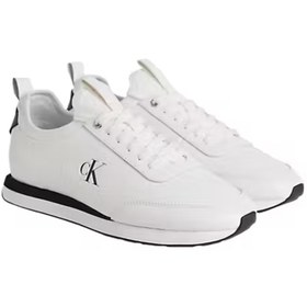 Resim Calvin Klein Erkek Retro Koşu Tarzı Sneaker - Beyaz 