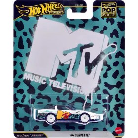 Resim Hot Wheels Pop Culture Premium Arabalar 84 Corvette JHW93 