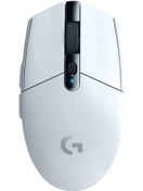Resim logitech G304 BEYAZ LIGHTSPEED HERO SARJLI OPTIK KABLOSUZ OYUNCU MOUSE 