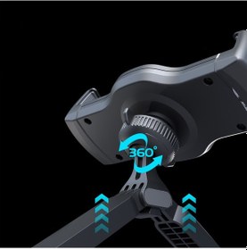 Resim Lenyes Cr167 360 Dönebilen Sarsıntı Engelleyici Özellikli Arka Koltuk Araç Telefon Tutucu Siyah 