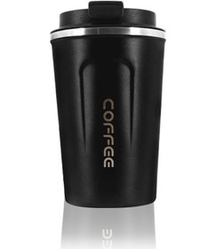 Resim Geeksen Kahve Kupası Sızdırmaz Yalıtımlı Termal Kupa Araba Taşınabilir Seyahat Kahve Kupası Paslanmaz Çelik 