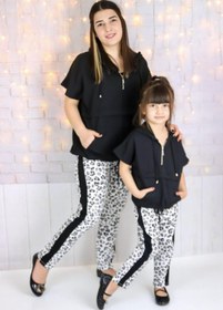 Resim tunay moda Anne Kız Leo Alt Üst Takım 1 Adet Fiyatı 