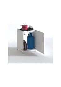 Resim Kenzlife ocak dolabı kamuran byz 85*60*56 hazır mutfak ankastre g 