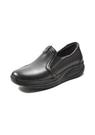 Resim Beety 2609 Deri Siyah Ortopedik Kemik Çıkıntılı Anne Ayakkabı Siyah 