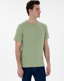 Resim Pierre Cardin Erkek Açık Haki Tişört 50302581-vr183 Açık Haki 