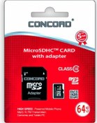 Resim Concord Hafıza Kartı 64GB C-M64 Yüksek Hız 