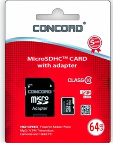 Resim Concord Hafıza Kartı 64GB C-M64 Yüksek Hız 