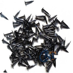 Resim Klips, Menteşe, Ayağı Çivisi 9mm Çelik - Siyah 10gr 0-8 