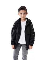 Resim Benitto Kids Erkek Çocuk Kapüşonlu Yağmurluk 51362 Siyah 