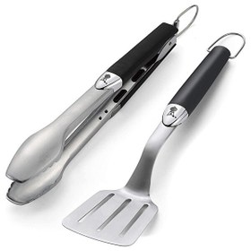 Resim Weber 6645 Mangal Maşası ve Spatulası 2'li Seti 