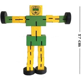 Resim Bak Gel Al Büyük Boy Ahşap Robot Adam 