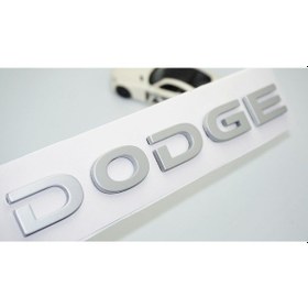 Resim Dodge Bagaj Gri Abs 3m 3d Yazı Logo Amblem 