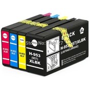 Resim HP Officejet Pro 8720 Için Muadil Kartuş Seti 4 Renk 953 Xl 