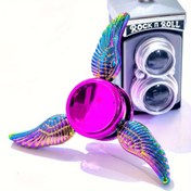 Resim Kanat Şekilli Fidget Spinner 1 Adet - Yetişkinler İçin Parmak Giroskopu, Metal El Döndürme Oyuncakları, Dikkat ve Rahatlama İçin İdeal Hediye, 14 Yaş ve Üstü İçin İdeal 