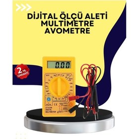 Resim Çok Fonksiyonlu Dijital Multimetre Elektrik Test Cihazı 