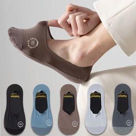 Resim 5 Çift Erkek Yaz İnce Çorap - Nefes Alabilen, Nem Emici, Kaymaz, Görünmez Ayak ve Topuk, Rahat Polyester Karışımı, Günlük ve Dış Mekan Giyim için İdeal Hediye - Aile, Arkadaşlar ve İş Arkadaşları için İdeal Hediye (Siyah, Mavi, Kahverengi, Sarı, Kırmızı, Gri, Koyu Gri), Günlük Çoraplar | Nefes Alabilen Çoraplar | Elastik Çoraplar, Teri Önleyici 