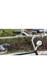 Resim Bike And Art 25,4 Krom Şehir Bisikleti Retro Gidon 590 mm 