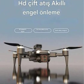 Resim JS26H 4K Drone, LCD Kumandalı, Fırçasız Motor, Akıllı Engel Kaçınma, Katlanabilir Drone, Uzun Uçuş Süresi, Profesyonel RC Drone 