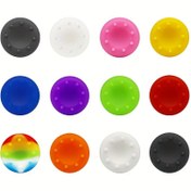 Resim 4 ADET Kaymaz Silikon Analog Joystick Başparmak Sopa Kavrama Kapağı PS2 PS3 PS4 PS5 Xbox One Xbox 360 Xbox Serisi X Switch Pro Denetleyici 