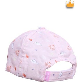 Resim Kitti 1-3 Yaş 50cm Kız Bebek Çocuk Yazlık Desenli Ayarlanabilir Şapka Kep Y2310003 Pudra 