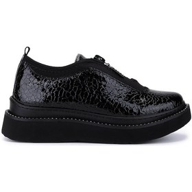 Resim Tamer Tanca Kadın Suni Deri/tekstil Siyah Casual Ayakkabı 1172 666 Bn Ayk Sk25-26 Sıyah Bsk Siyah 