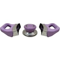 Resim Nalburkent Lila Tencere Tava Yan Kulpları ve Kapak Kulpu Seti - 5 Set 