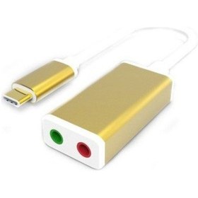 Resim Type-C Stereo Tip C Harici USB 3.1 Ses Kartı 