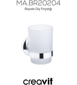 Resim Creavit BR20204 Royale Diş Fırçalığı Krom 