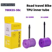Resim Gebibd Gustavo Tpu Lastik, Çakıl Yolları İçin 700x23-32c, Presta Valf 45mm, Dayanıklı Jant Lastiği 