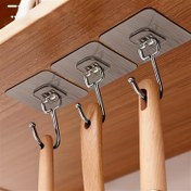 Resim 5/10 adet Ağır Hizmet Tipi Yapışkan Duvar Askıları - Büyük, Şeffaf, Matkap Gerektirmeyen Mutfak & Banyo Askıları, Su Geçirmez & Yeniden Kullanılabilir, 5.9KG'a Kadar Taşıma Kapasitesi, Her Duvar Rengi İçin Dikişsiz Tasarım, Banyo Düzenleyicileri | Şık Yapışkan Askılar | Dayanıklı Askılar, Duş Perdesi Askıları 